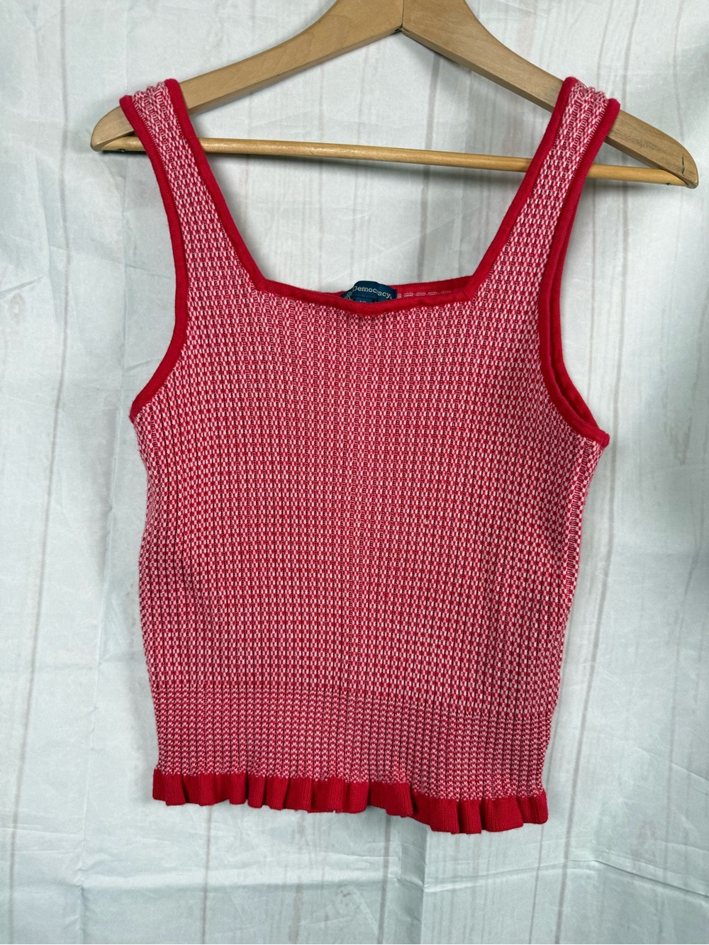 Democracy Knit tank top Size XL